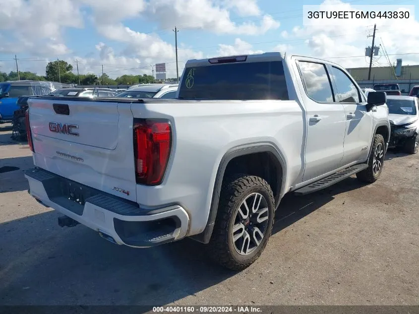 3GTU9EET6MG443830 2021 GMC Sierra 1500 4Wd Short Box At4