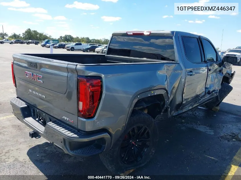 1GTP9EEDXMZ446347 2021 GMC Sierra 1500 4Wd Short Box At4