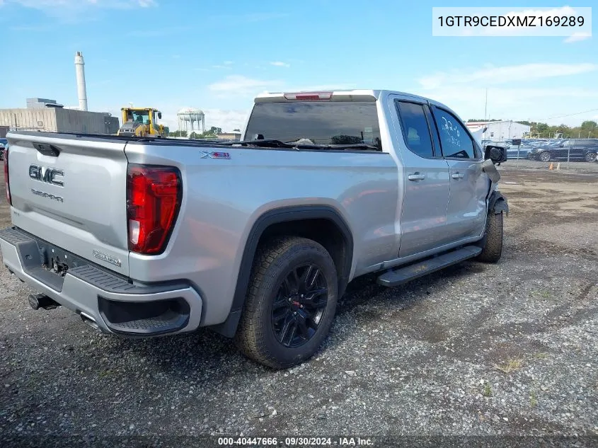 2021 GMC Sierra 1500 K1500 Elevation VIN: 1GTR9CEDXMZ169289 Lot: 40447666