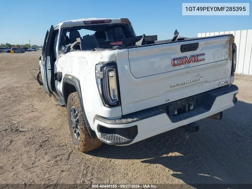 1GT49PEY0MF285395 2021 GMC Sierra 2500Hd 4Wd Standard Bed At4