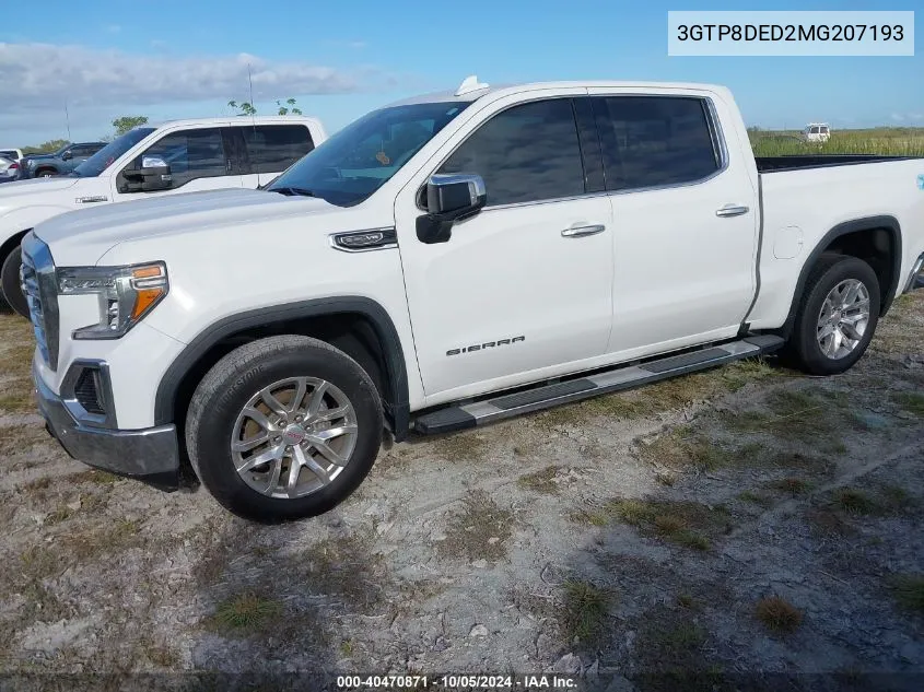 2021 GMC Sierra C1500 Slt VIN: 3GTP8DED2MG207193 Lot: 40470871