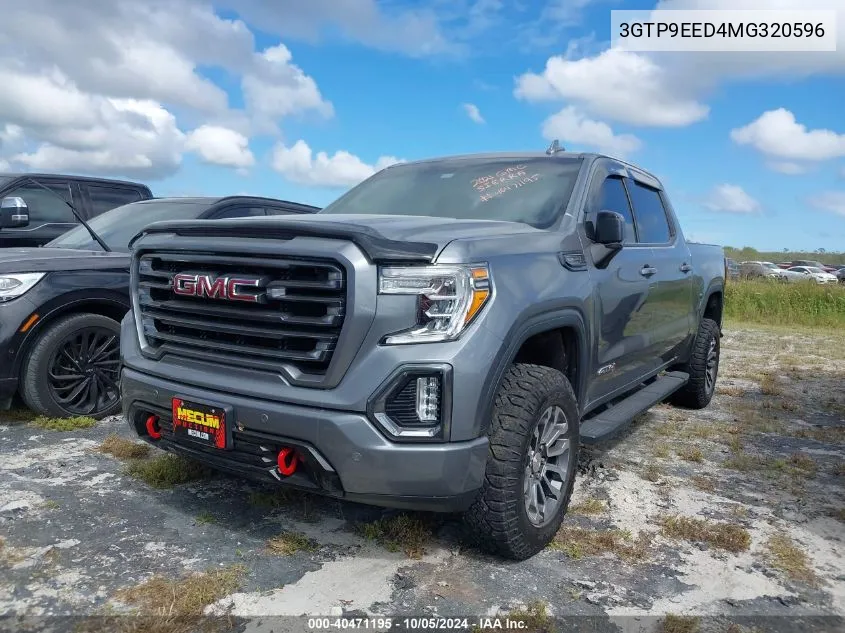 3GTP9EED4MG320596 2021 GMC Sierra K1500 At4