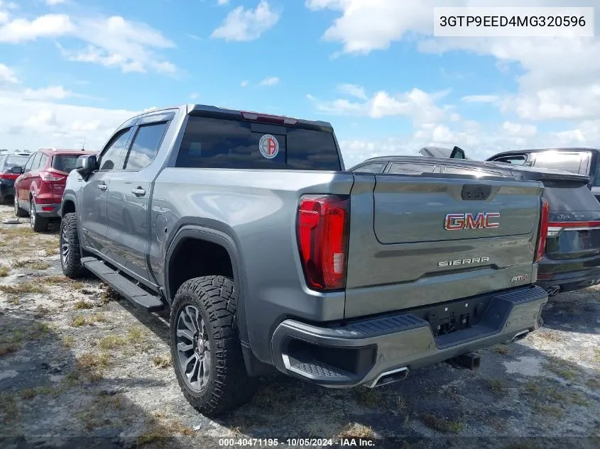 3GTP9EED4MG320596 2021 GMC Sierra K1500 At4