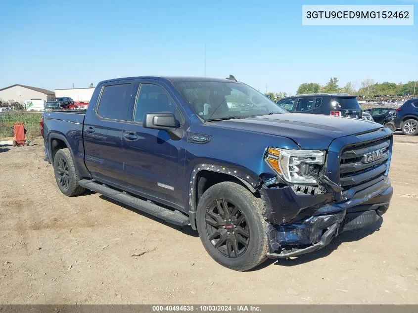 3GTU9CED9MG152462 2021 GMC Sierra 1500 4Wd Short Box Elevation