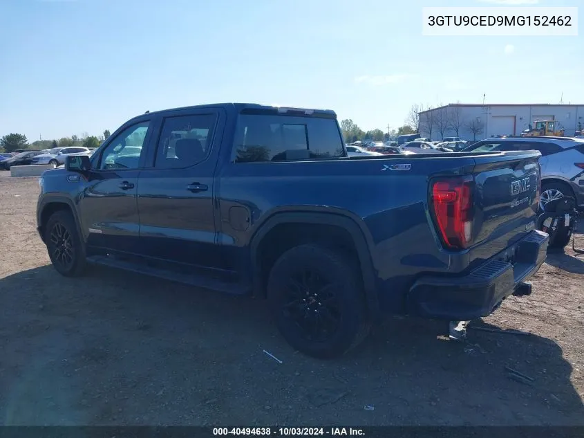 3GTU9CED9MG152462 2021 GMC Sierra 1500 4Wd Short Box Elevation