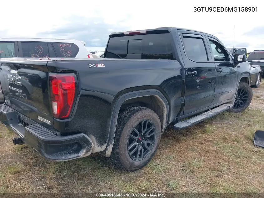 2021 GMC Sierra 1500 4Wd Short Box Elevation/4Wd Standard Box Elevation VIN: 3GTU9CED6MG158901 Lot: 40515643