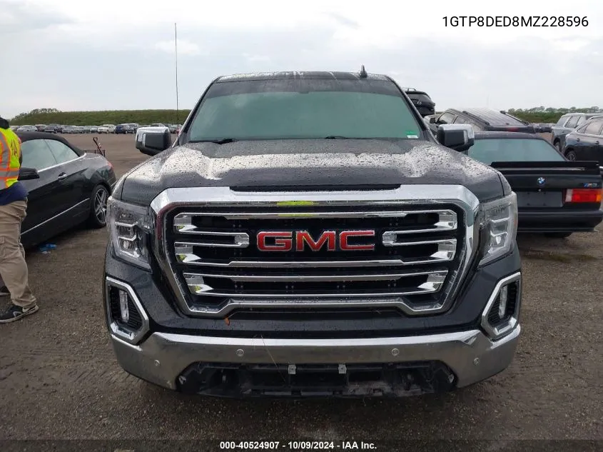 2021 GMC Sierra C1500 Slt VIN: 1GTP8DED8MZ228596 Lot: 40524907