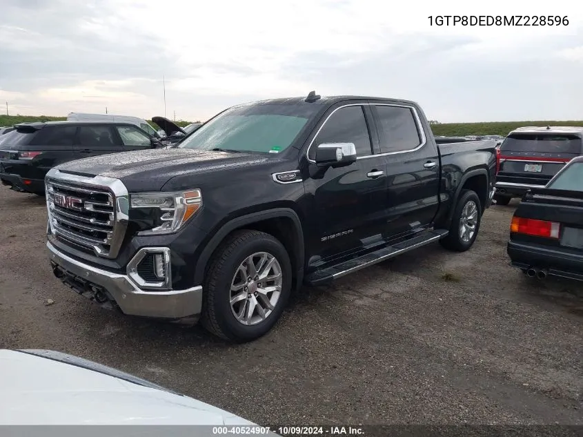 2021 GMC Sierra C1500 Slt VIN: 1GTP8DED8MZ228596 Lot: 40524907