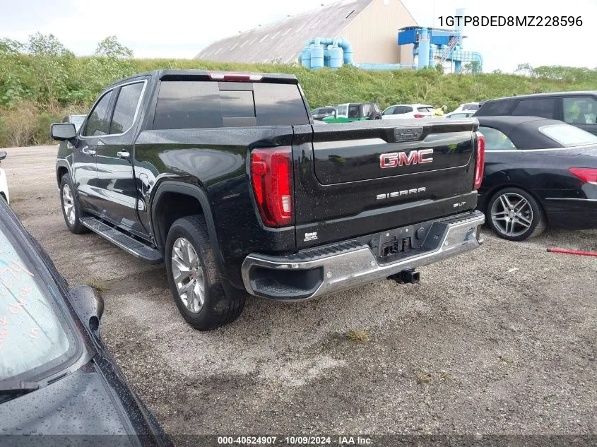 2021 GMC Sierra C1500 Slt VIN: 1GTP8DED8MZ228596 Lot: 40524907