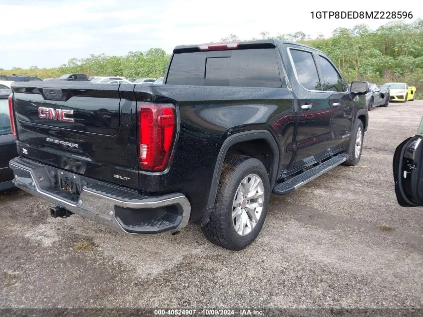 2021 GMC Sierra C1500 Slt VIN: 1GTP8DED8MZ228596 Lot: 40524907