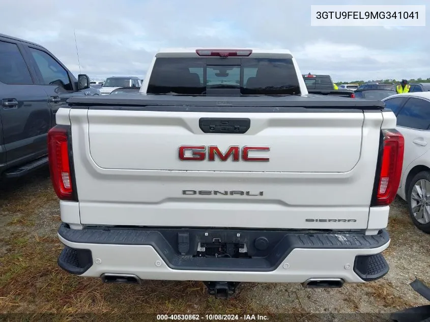 2021 GMC Sierra K1500 Denali VIN: 3GTU9FEL9MG341041 Lot: 40530862