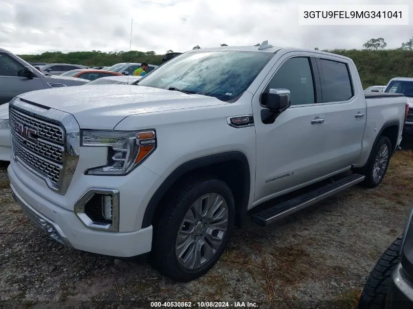 2021 GMC Sierra K1500 Denali VIN: 3GTU9FEL9MG341041 Lot: 40530862