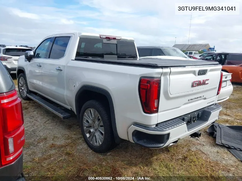 2021 GMC Sierra K1500 Denali VIN: 3GTU9FEL9MG341041 Lot: 40530862