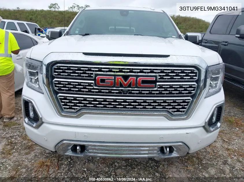 2021 GMC Sierra K1500 Denali VIN: 3GTU9FEL9MG341041 Lot: 40530862