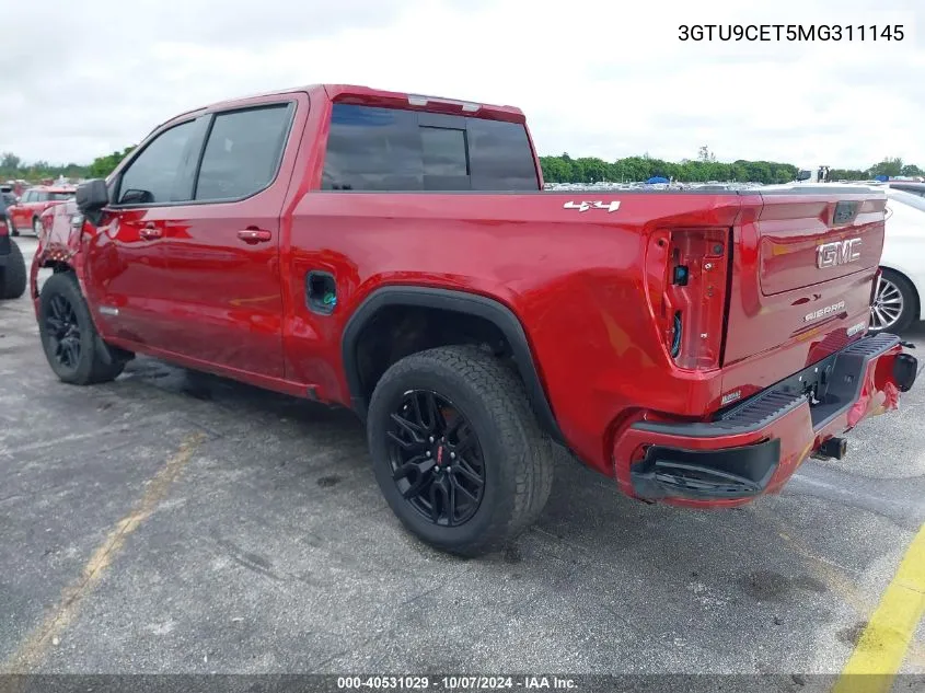 3GTU9CET5MG311145 2021 GMC Sierra 1500