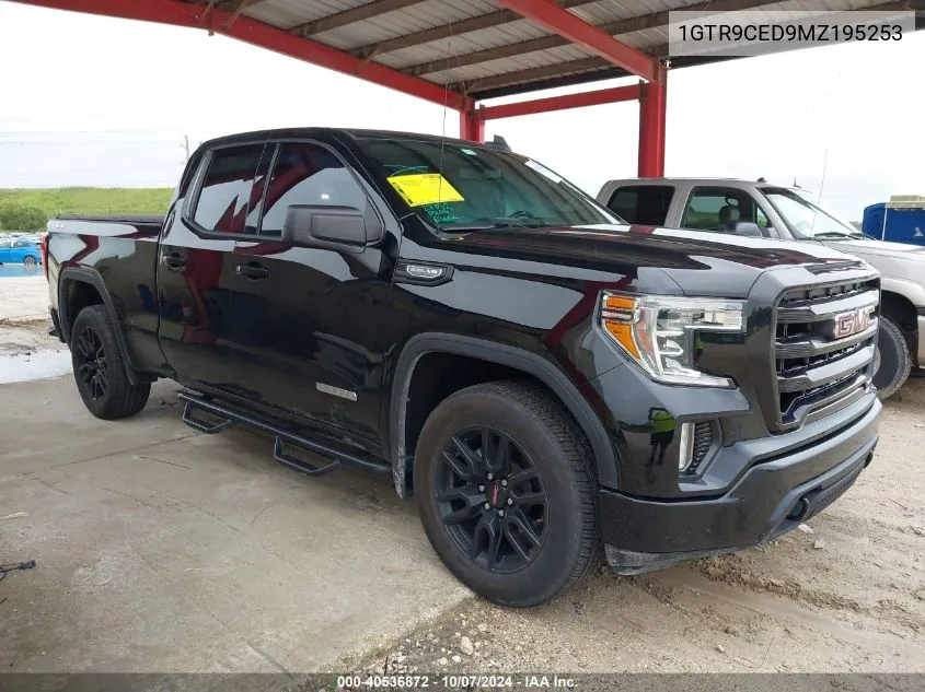 2021 GMC Sierra 1500 4Wd Standard Box Elevation VIN: 1GTR9CED9MZ195253 Lot: 40536872