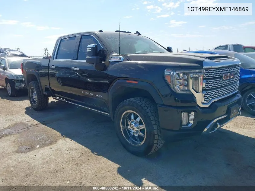 2021 GMC Sierra 2500Hd K2500 Denali VIN: 1GT49REYXMF146869 Lot: 40550242