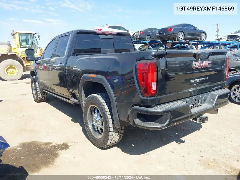 2021 GMC Sierra 2500Hd K2500 Denali VIN: 1GT49REYXMF146869 Lot: 40550242