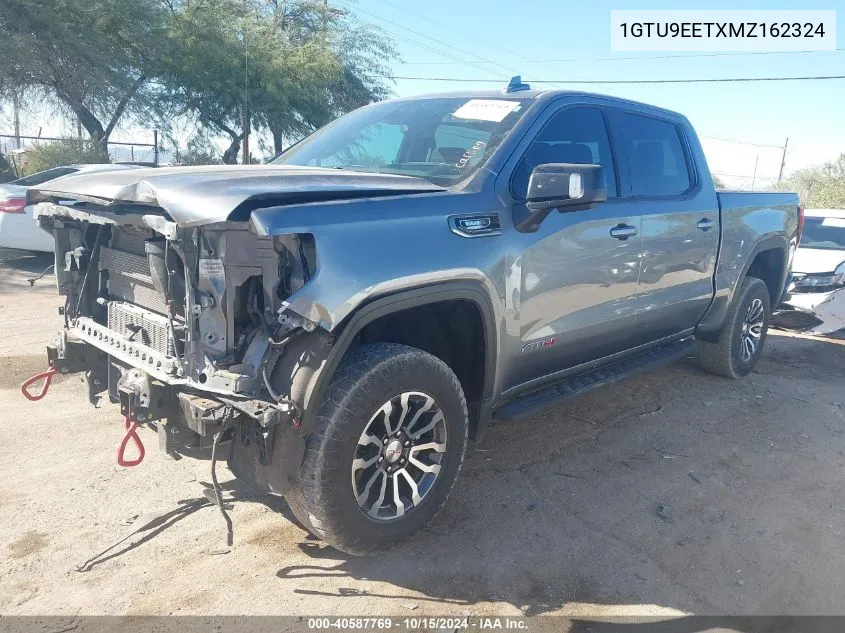 2021 GMC Sierra 1500 4Wd Short Box At4 VIN: 1GTU9EETXMZ162324 Lot: 40587769