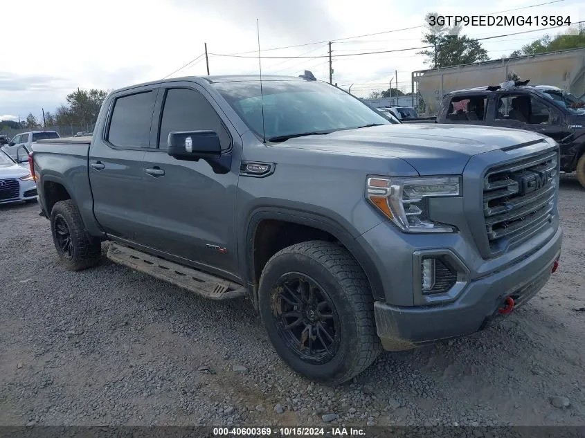 2021 GMC Sierra 1500 4Wd Short Box At4 VIN: 3GTP9EED2MG413584 Lot: 40600369