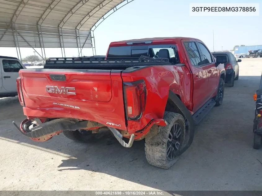 3GTP9EED8MG378856 2021 GMC Sierra 1500 4Wd Short Box At4