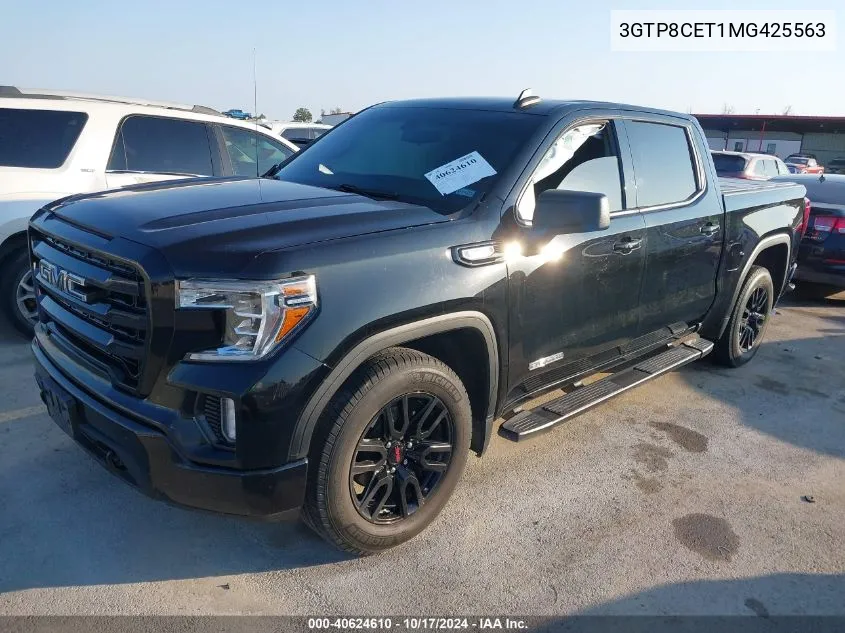 3GTP8CET1MG425563 2021 GMC Sierra 1500 2Wd Short Box Elevation