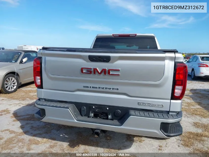 2021 GMC Sierra 1500 C1500 Elevation VIN: 1GTR8CED9MZ312672 Lot: 40650339