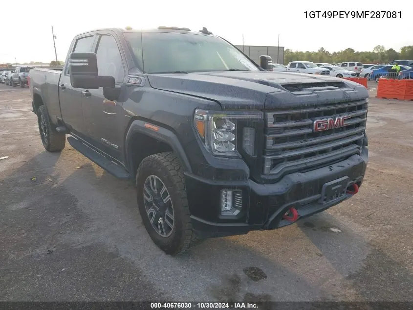 2021 GMC Sierra 2500Hd VIN: 1GT49PEY9MF287081 Lot: 40676030