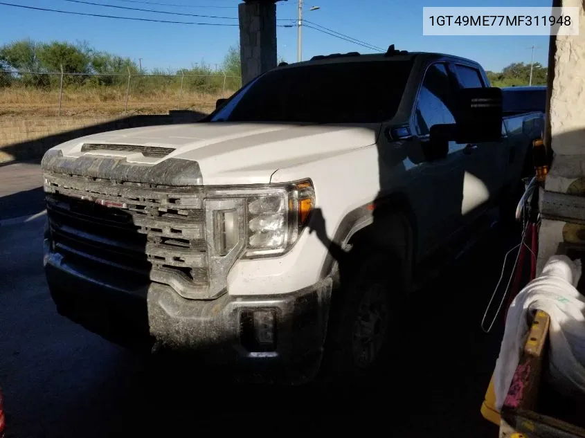 1GT49ME77MF311948 2021 GMC Sierra K2500 Sle