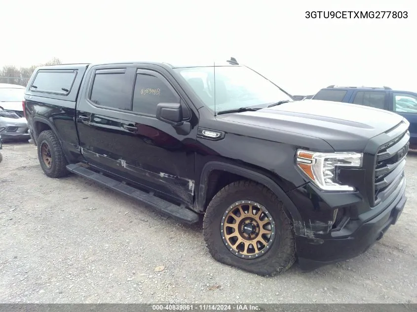 3GTU9CETXMG277803 2021 GMC Sierra 1500 4Wd Standard Box Elevation