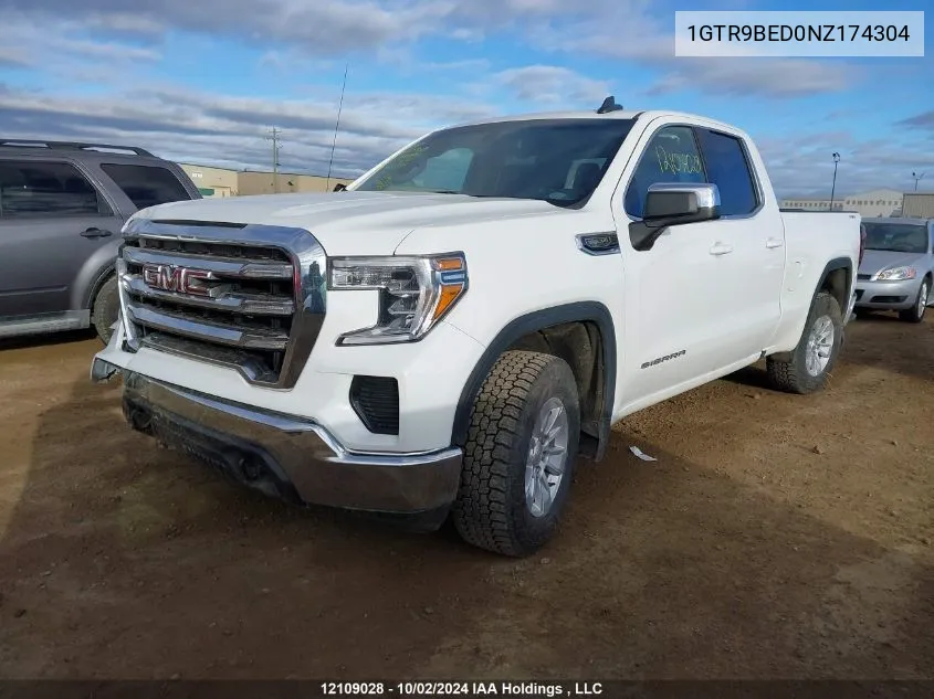 1GTR9BED0NZ174304 2022 GMC Sierra 1500 Limited