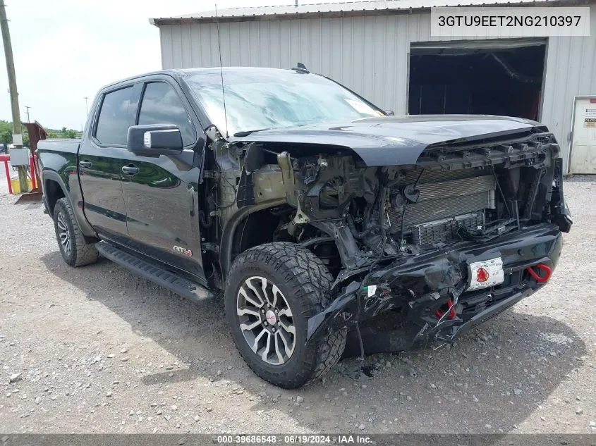 2022 GMC Sierra 1500 Limited 4Wd Short Box At4 VIN: 3GTU9EET2NG210397 Lot: 39686548