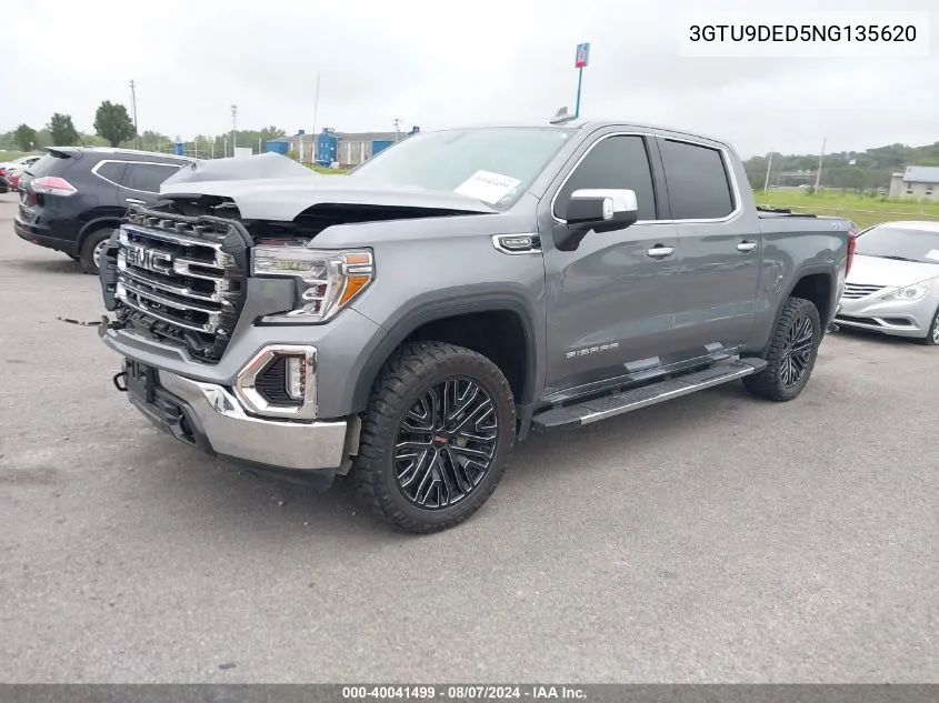 2022 GMC Sierra 1500 Limited 4Wd Short Box Slt VIN: 3GTU9DED5NG135620 Lot: 40041499