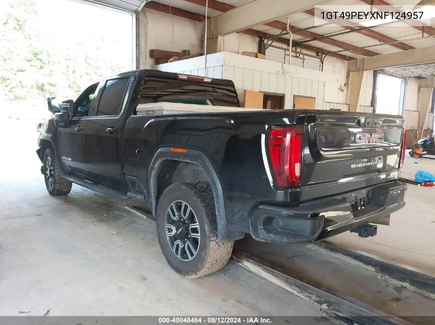 1GT49PEYXNF124957 2022 GMC Sierra 2500Hd 4Wd Standard Bed At4