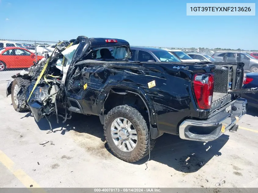 2022 GMC Sierra 3500Hd 4Wd Regular Cab Long Bed Sle VIN: 1GT39TEYXNF213626 Lot: 40078173