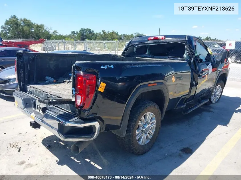 2022 GMC Sierra 3500Hd 4Wd Regular Cab Long Bed Sle VIN: 1GT39TEYXNF213626 Lot: 40078173