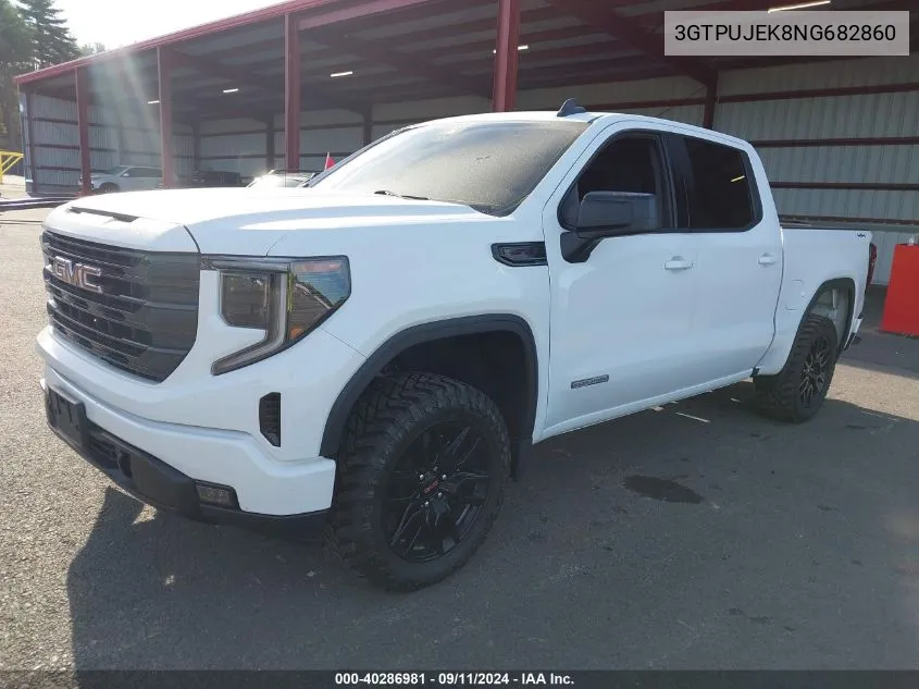 3GTPUJEK8NG682860 2022 GMC Sierra K1500 Elevation-L