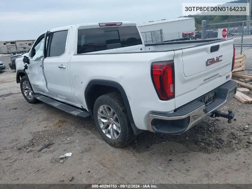 2022 GMC Sierra 1500 Limited 2Wd Short Box Slt VIN: 3GTP8DED0NG164233 Lot: 40298753