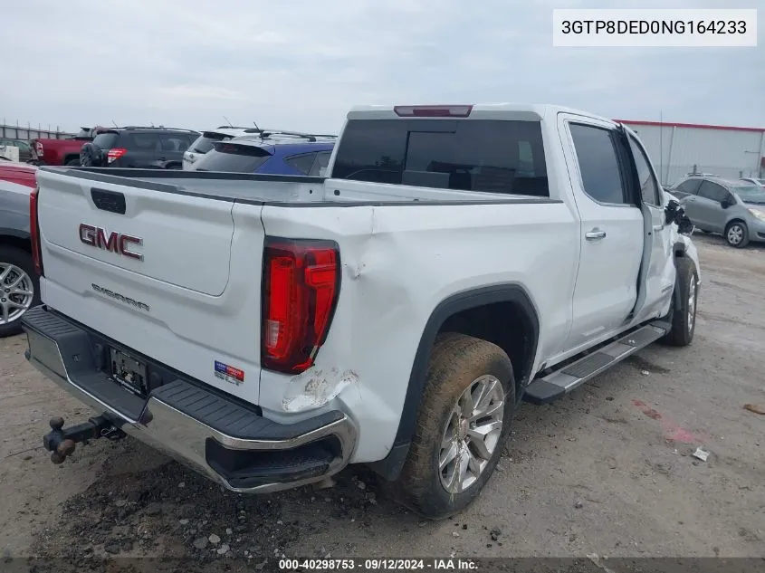 2022 GMC Sierra 1500 Limited 2Wd Short Box Slt VIN: 3GTP8DED0NG164233 Lot: 40298753