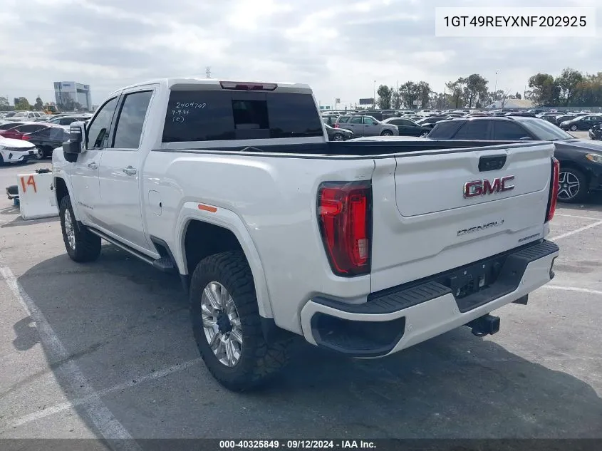 1GT49REYXNF202925 2022 GMC Sierra K2500 Denali