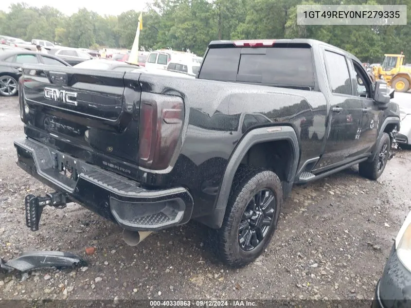 1GT49REY0NF279335 2022 GMC Sierra K2500 Denali