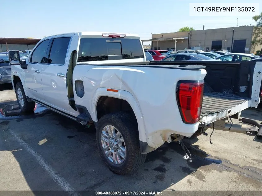 1GT49REY9NF135072 2022 GMC Sierra 2500Hd 4Wd Standard Bed Denali