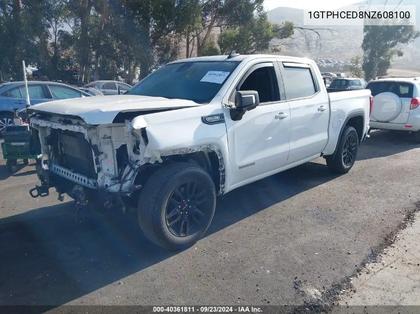 1GTPHCED8NZ608100 2022 GMC Sierra 1500 2Wd Short Box Elevation