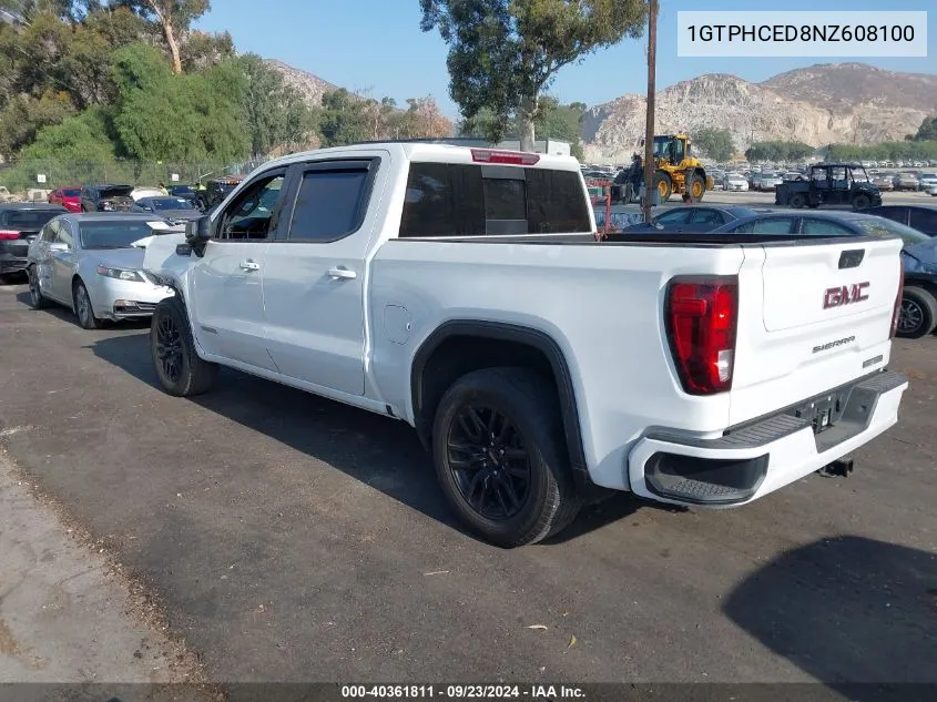 1GTPHCED8NZ608100 2022 GMC Sierra 1500 2Wd Short Box Elevation