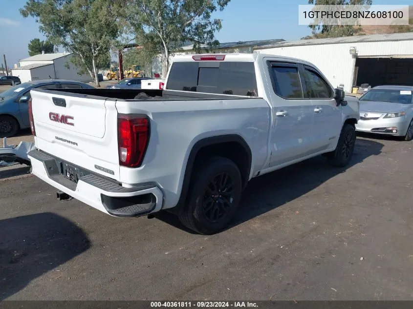 1GTPHCED8NZ608100 2022 GMC Sierra 1500 2Wd Short Box Elevation