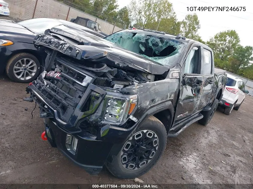 1GT49PEY7NF246675 2022 GMC Sierra 2500Hd 4Wd Standard Bed At4