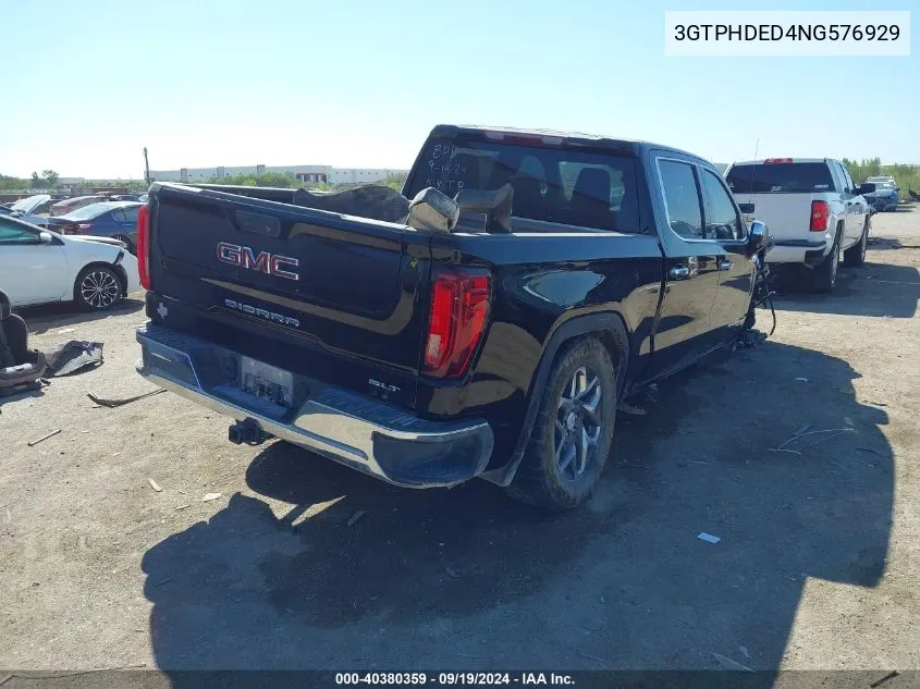 3GTPHDED4NG576929 2022 GMC Sierra 1500 2Wd Short Box Slt