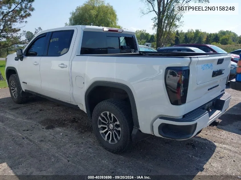 2022 GMC Sierra 1500 Limited 4Wd Short Box At4 VIN: 3GTP9EEL2NG158248 Lot: 40393698