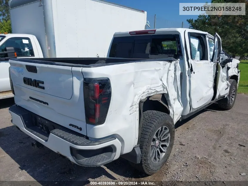 2022 GMC Sierra 1500 Limited 4Wd Short Box At4 VIN: 3GTP9EEL2NG158248 Lot: 40393698