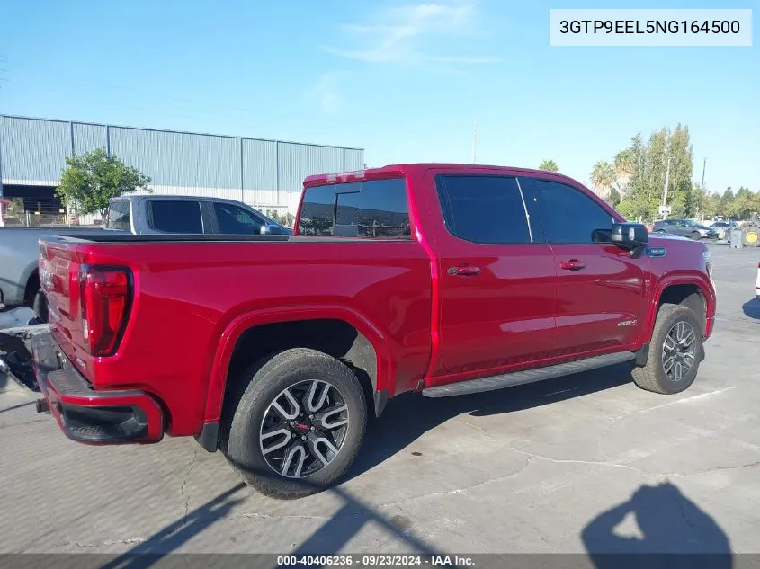 2022 GMC Sierra 1500 Limited 4Wd Short Box At4 VIN: 3GTP9EEL5NG164500 Lot: 40406236